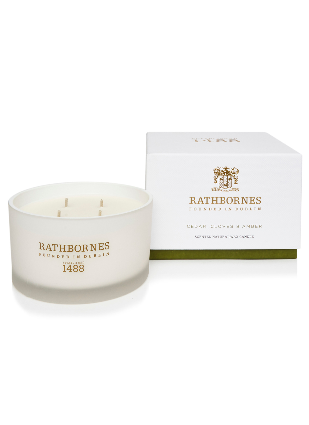 Cedar, Cloves & Ambergris Luxury Candle